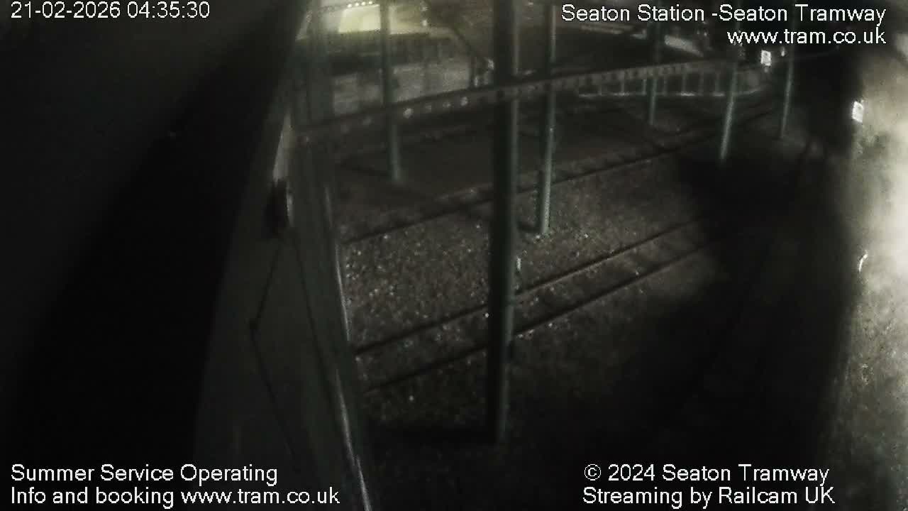 Seaton Station , Seaton Tramway Live Cam - Seaton, East Devon, Devon, South West, England, United Kingdom