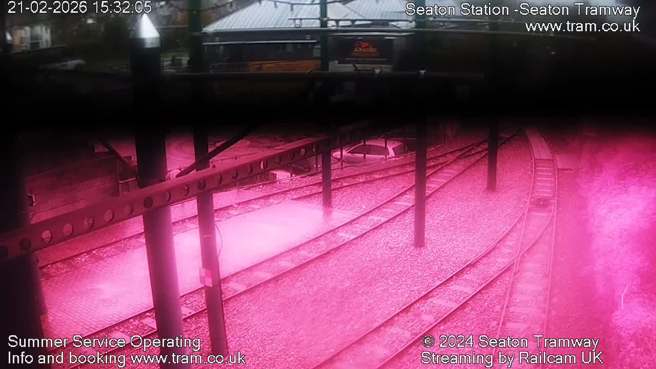 Seaton Station , Seaton Tramway Live Cam - Seaton, East Devon, Devon, South West, England, United Kingdom
