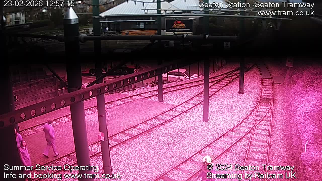 Seaton Station , Seaton Tramway Live Cam - Seaton, East Devon, Devon, South West, England, United Kingdom