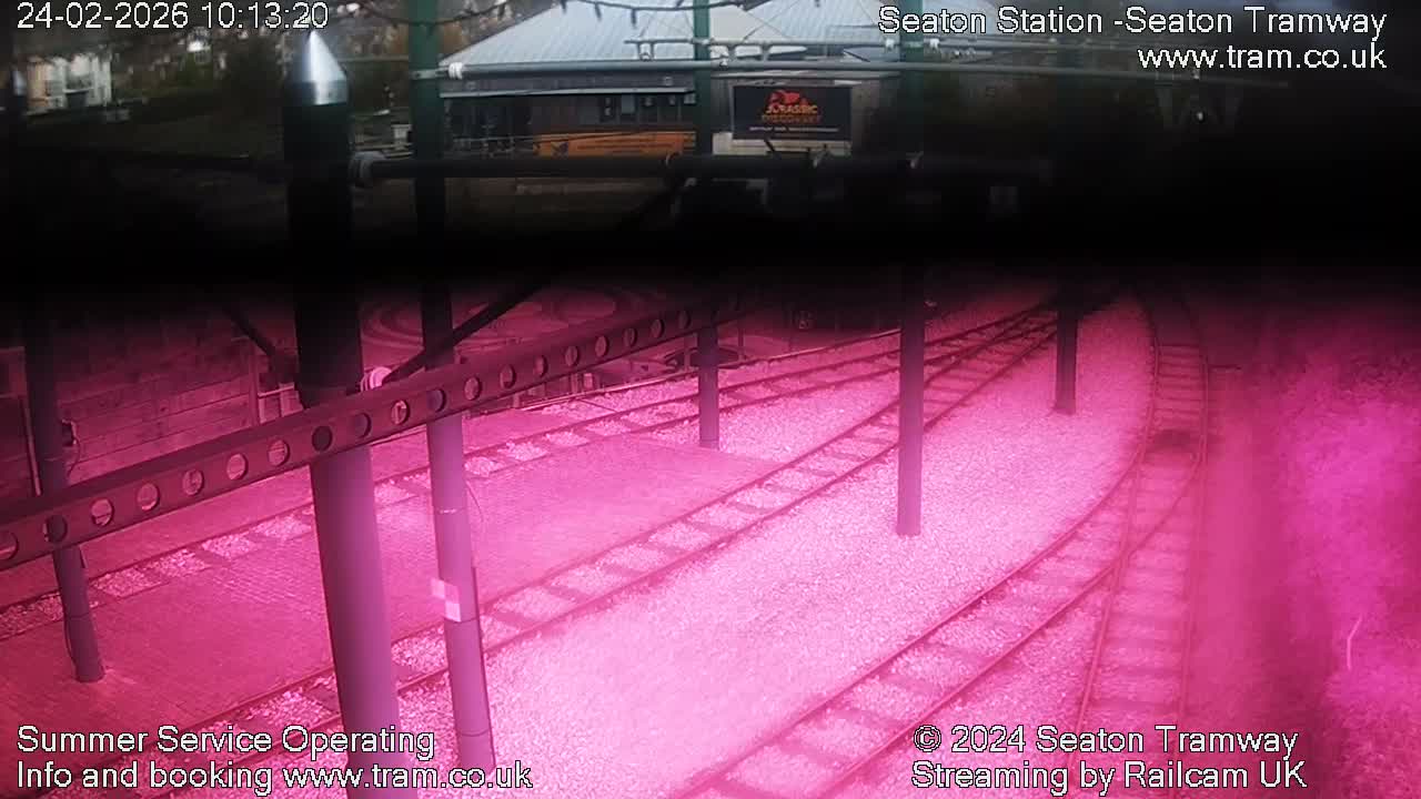 Seaton Station , Seaton Tramway Live Cam - Seaton, East Devon, Devon, South West, England, United Kingdom
