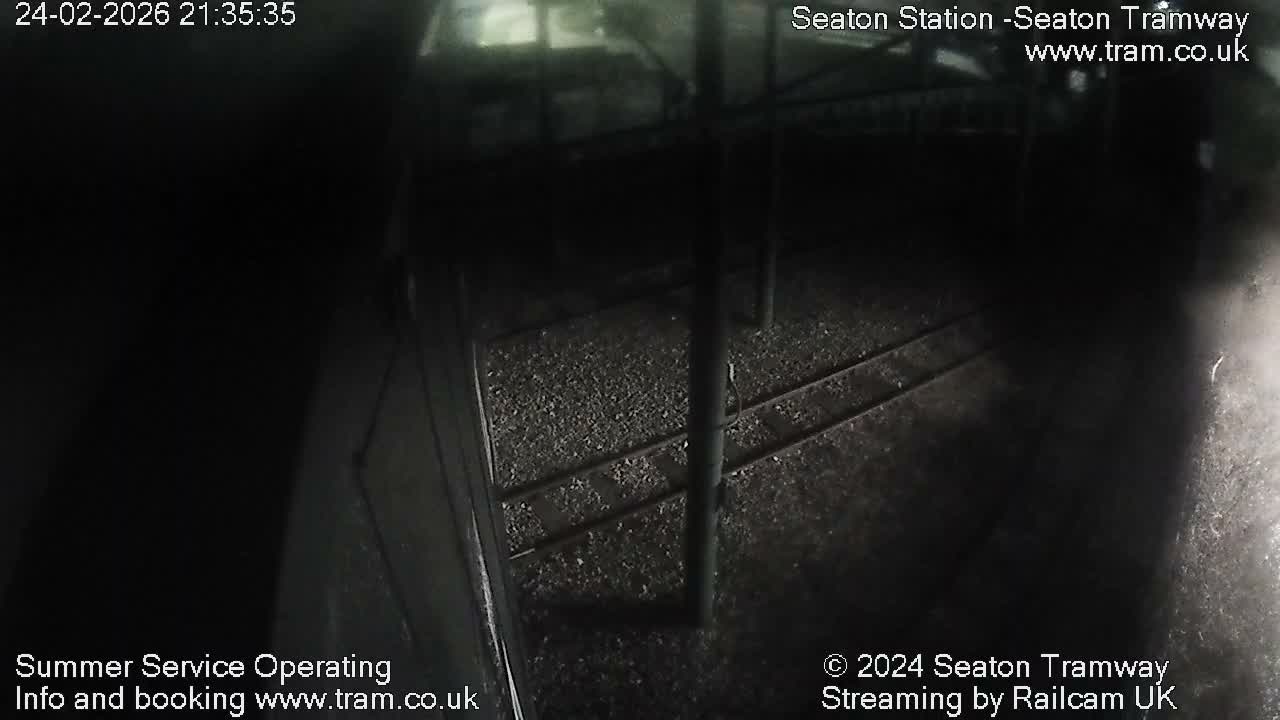 Seaton Station , Seaton Tramway Live Cam - Seaton, East Devon, Devon, South West, England, United Kingdom