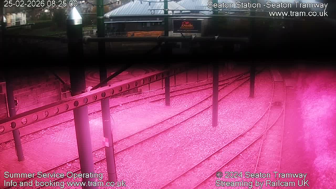 Seaton Station , Seaton Tramway Live Cam - Seaton, East Devon, Devon, South West, England, United Kingdom