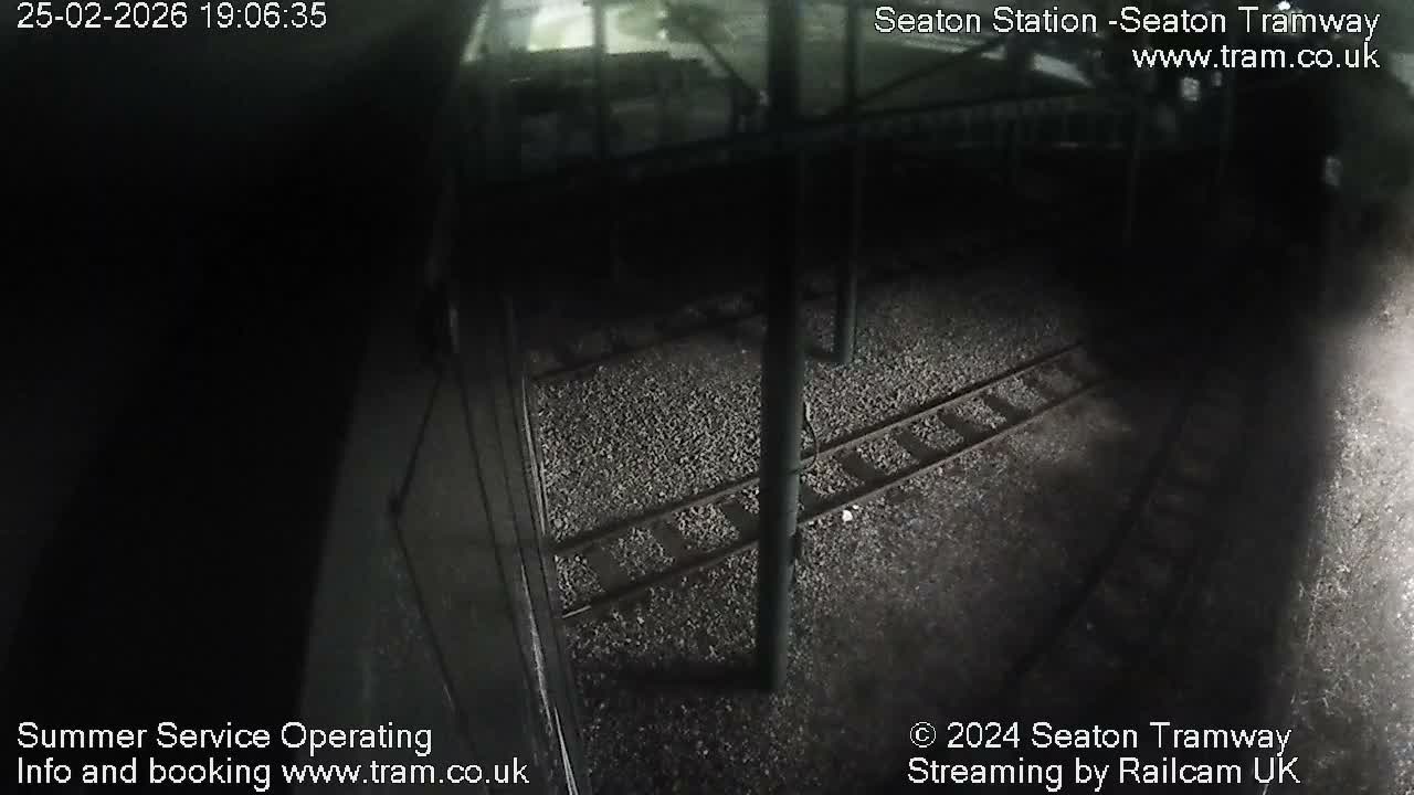 Seaton Station , Seaton Tramway Live Cam - Seaton, East Devon, Devon, South West, England, United Kingdom