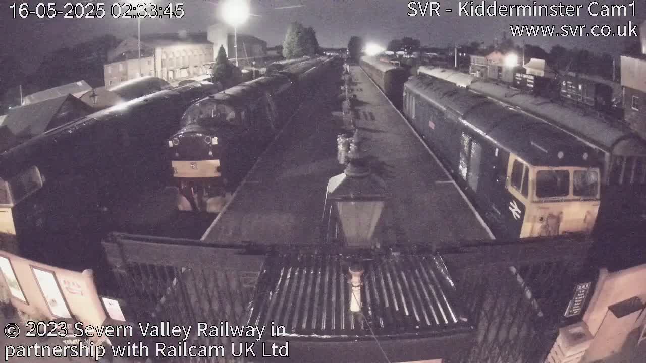 Inside Kidderminster Station, Severn Valley Railway Live Cam - Kidderminster, Wyre Forest, Worcestershire, West Midlands, England, United Kingdom