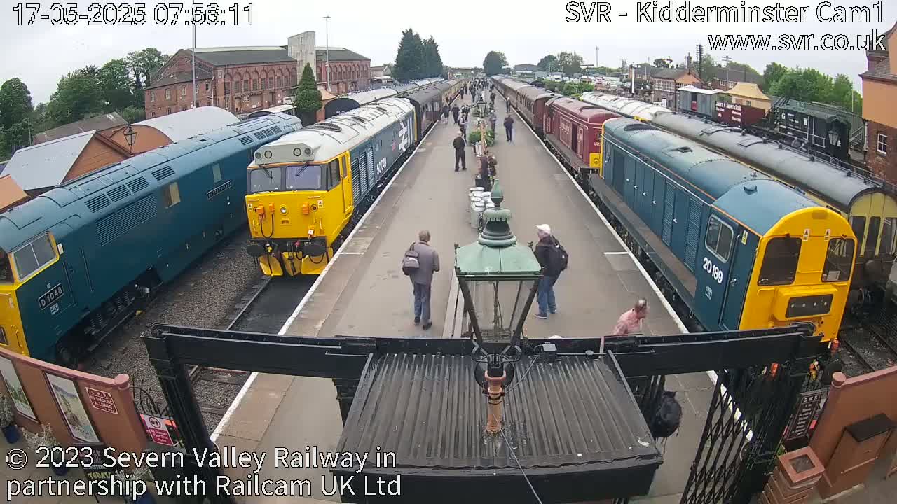 Inside Kidderminster Station, Severn Valley Railway Live Cam - Kidderminster, Wyre Forest, Worcestershire, West Midlands, England, United Kingdom