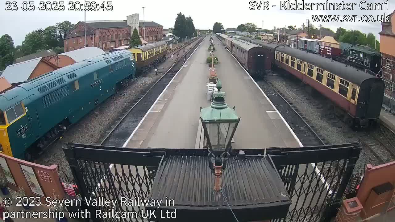 Inside Kidderminster Station, Severn Valley Railway Live Cam - Kidderminster, Wyre Forest, Worcestershire, West Midlands, England, United Kingdom