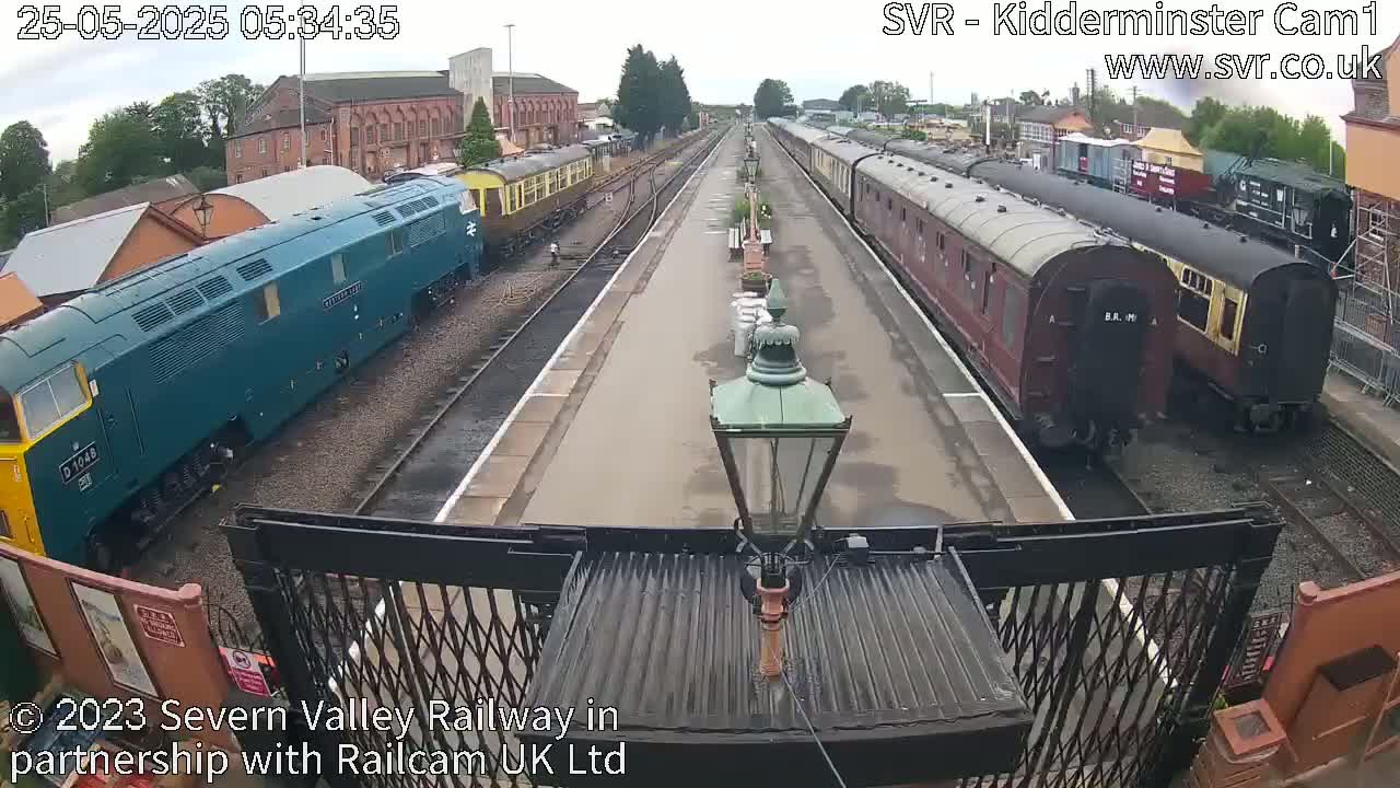 Inside Kidderminster Station, Severn Valley Railway Live Cam - Kidderminster, Wyre Forest, Worcestershire, West Midlands, England, United Kingdom