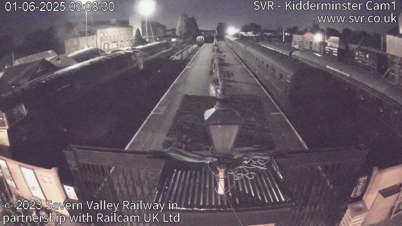 Inside Kidderminster Station, Severn Valley Railway Live Cam - Kidderminster, Wyre Forest, Worcestershire, West Midlands, England, United Kingdom