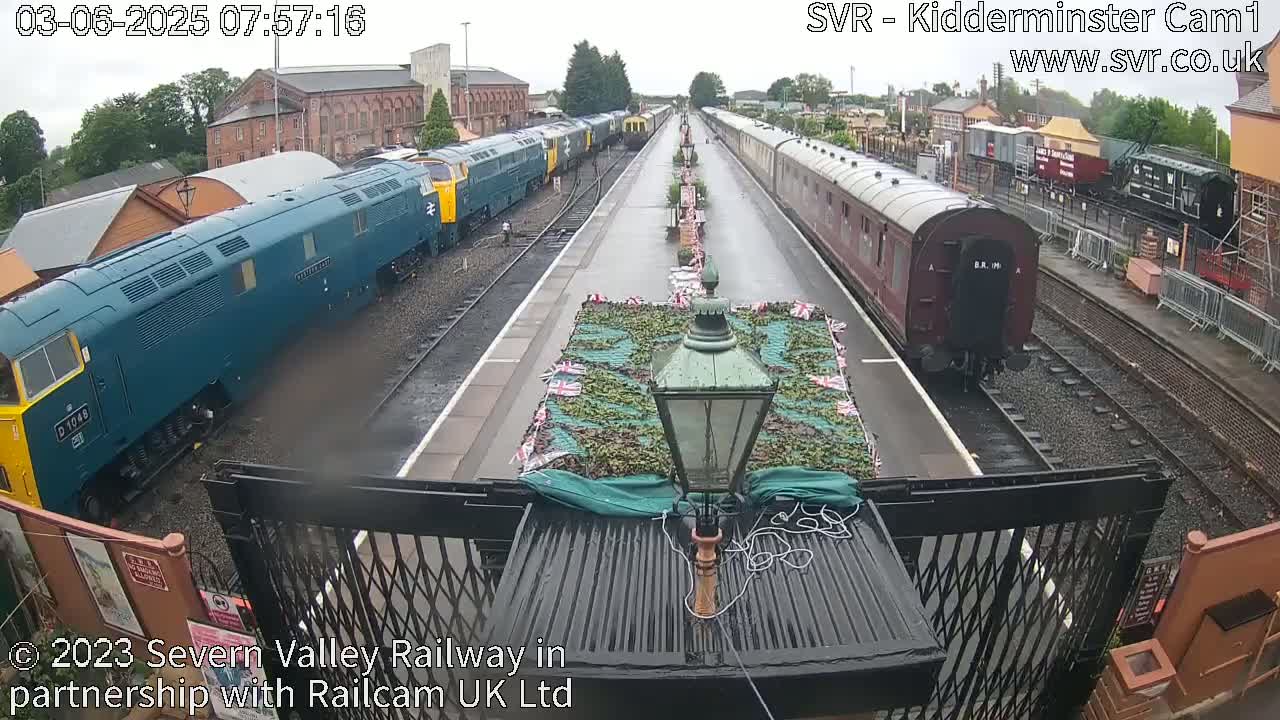 Inside Kidderminster Station, Severn Valley Railway Live Cam - Kidderminster, Wyre Forest, Worcestershire, West Midlands, England, United Kingdom