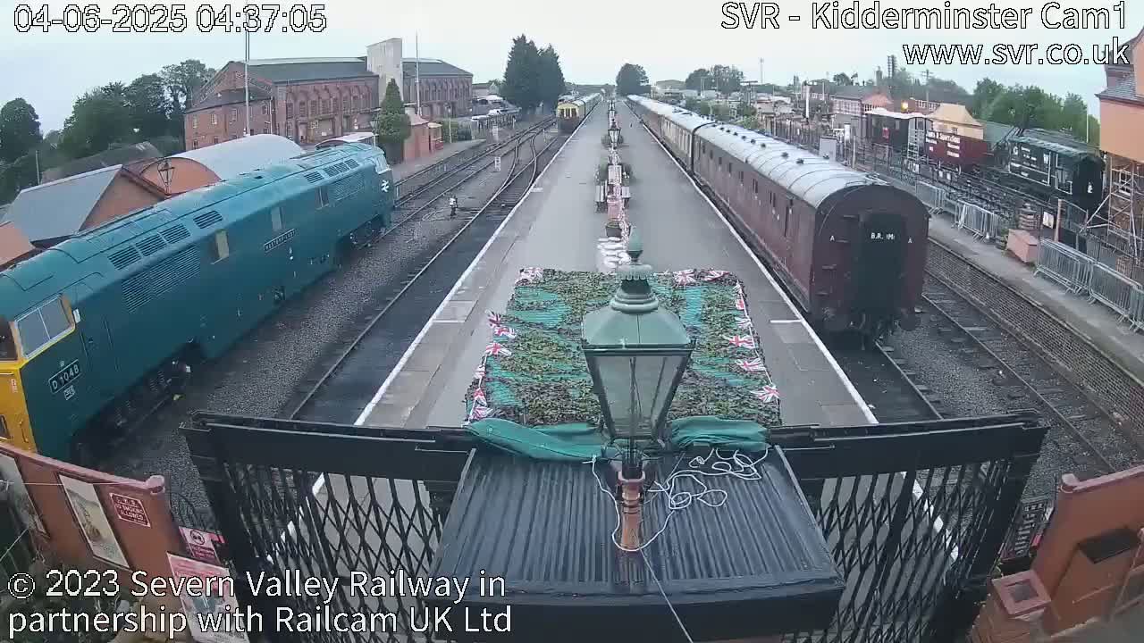 Inside Kidderminster Station, Severn Valley Railway Live Cam - Kidderminster, Wyre Forest, Worcestershire, West Midlands, England, United Kingdom