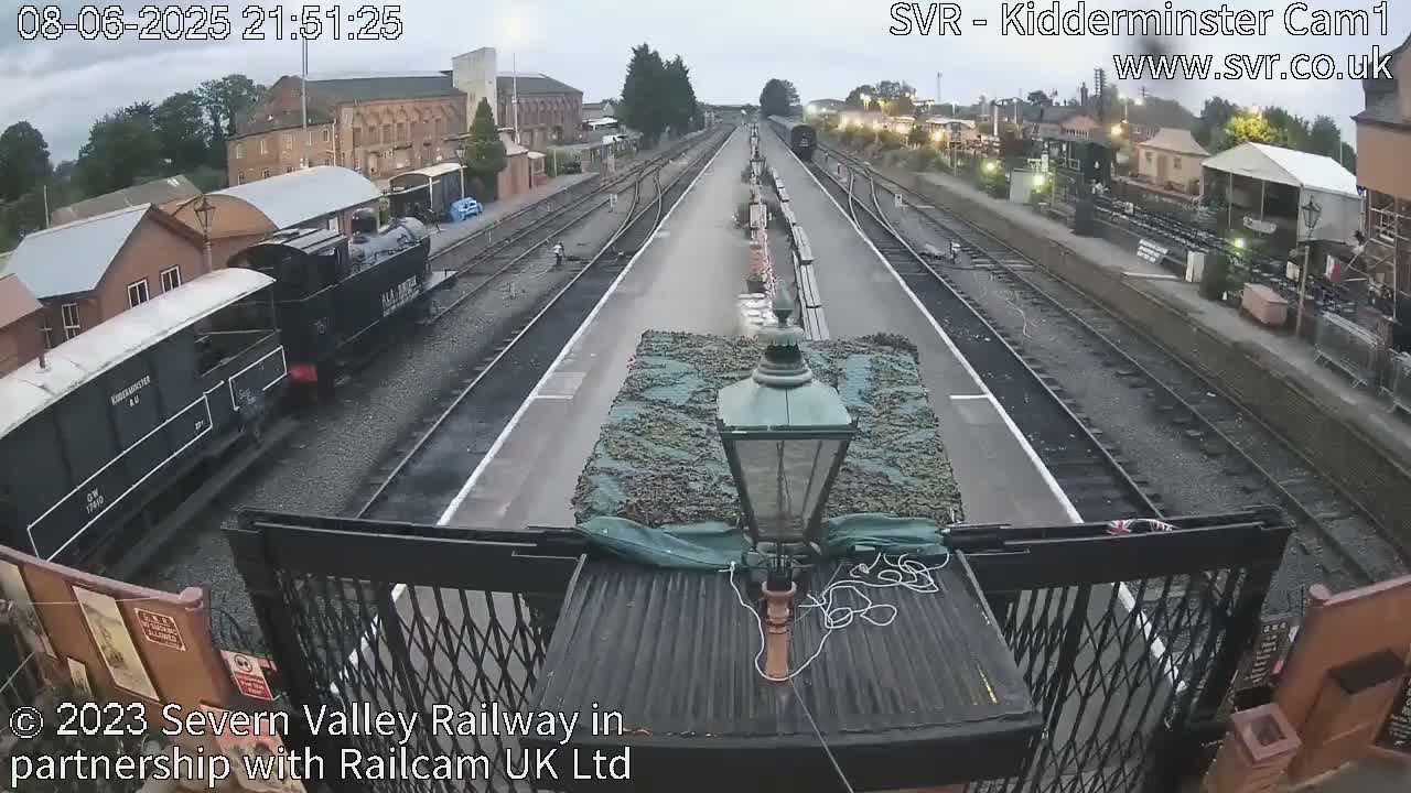 Inside Kidderminster Station, Severn Valley Railway Live Cam - Kidderminster, Wyre Forest, Worcestershire, West Midlands, England, United Kingdom