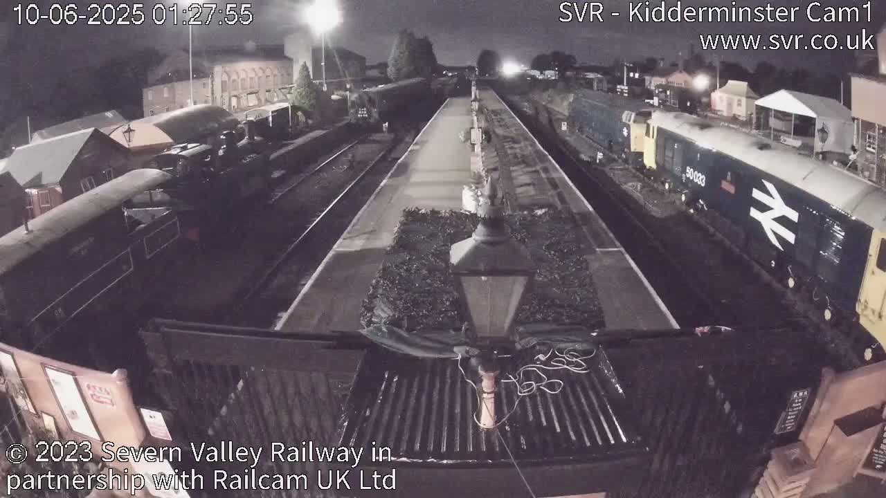 Inside Kidderminster Station, Severn Valley Railway Live Cam - Kidderminster, Wyre Forest, Worcestershire, West Midlands, England, United Kingdom