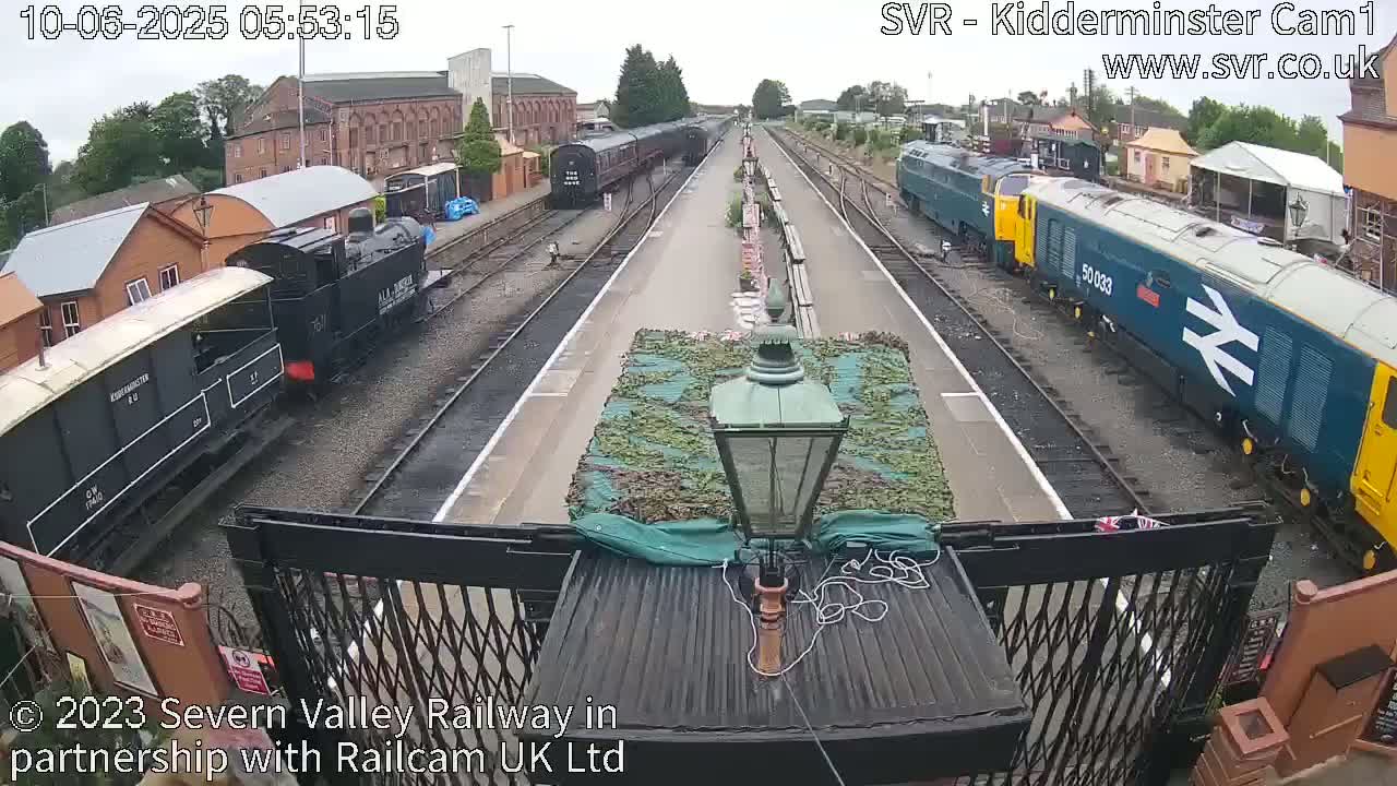 Inside Kidderminster Station, Severn Valley Railway Live Cam - Kidderminster, Wyre Forest, Worcestershire, West Midlands, England, United Kingdom