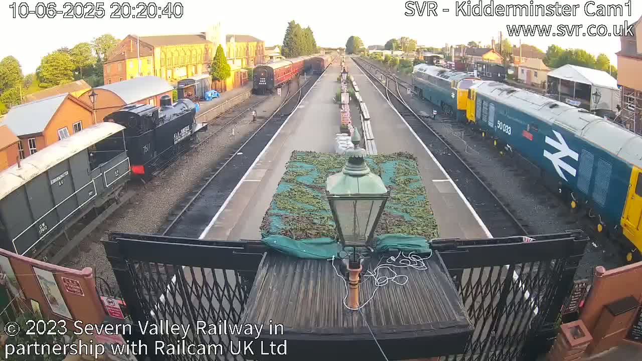 Inside Kidderminster Station, Severn Valley Railway Live Cam - Kidderminster, Wyre Forest, Worcestershire, West Midlands, England, United Kingdom