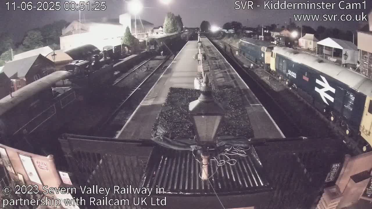 Inside Kidderminster Station, Severn Valley Railway Live Cam - Kidderminster, Wyre Forest, Worcestershire, West Midlands, England, United Kingdom