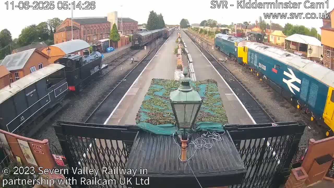 Inside Kidderminster Station, Severn Valley Railway Live Cam - Kidderminster, Wyre Forest, Worcestershire, West Midlands, England, United Kingdom