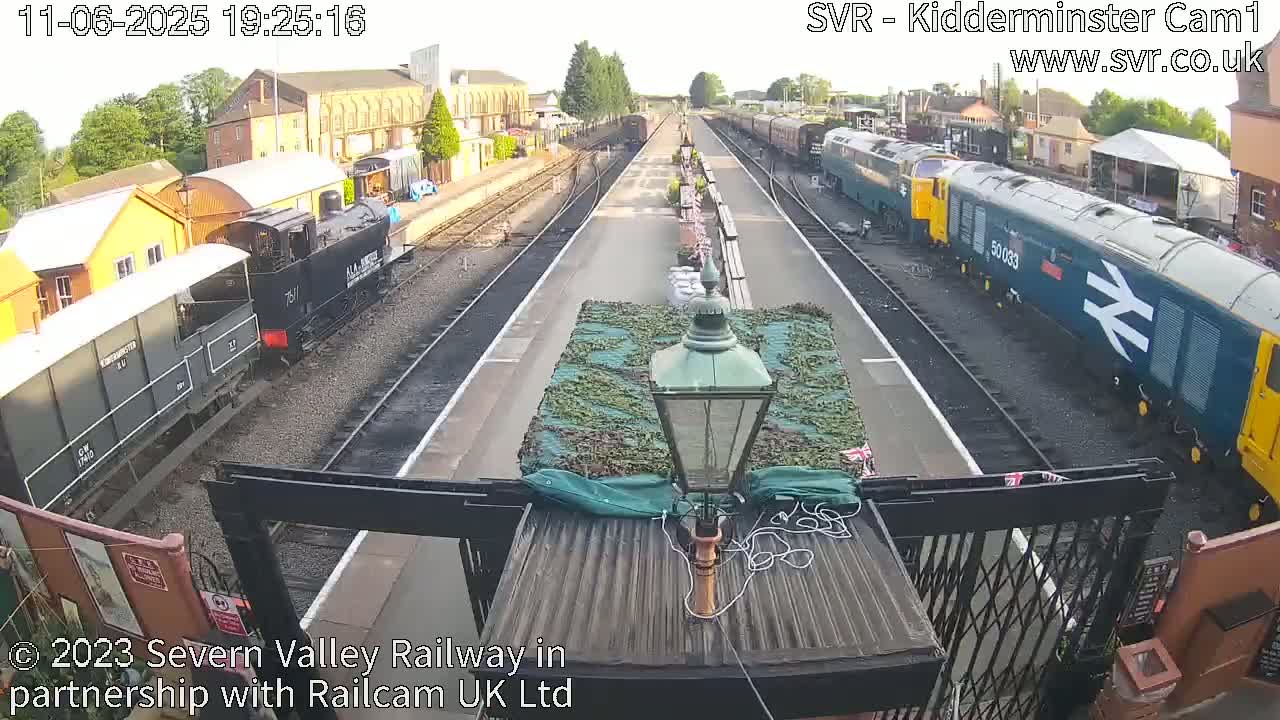 Inside Kidderminster Station, Severn Valley Railway Live Cam - Kidderminster, Wyre Forest, Worcestershire, West Midlands, England, United Kingdom