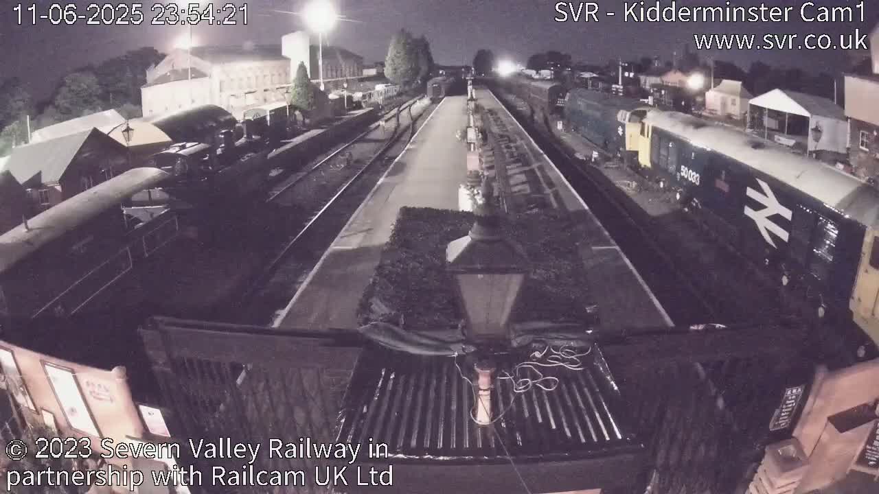 Inside Kidderminster Station, Severn Valley Railway Live Cam - Kidderminster, Wyre Forest, Worcestershire, West Midlands, England, United Kingdom