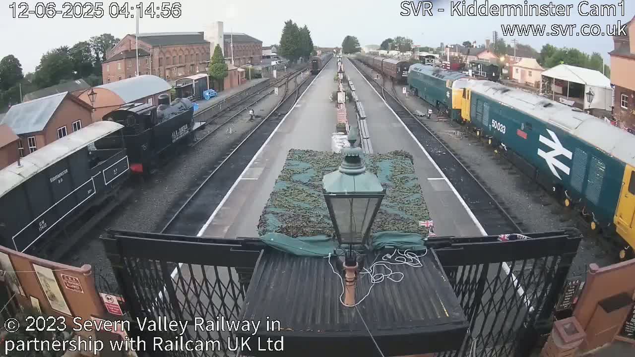 Inside Kidderminster Station, Severn Valley Railway Live Cam - Kidderminster, Wyre Forest, Worcestershire, West Midlands, England, United Kingdom