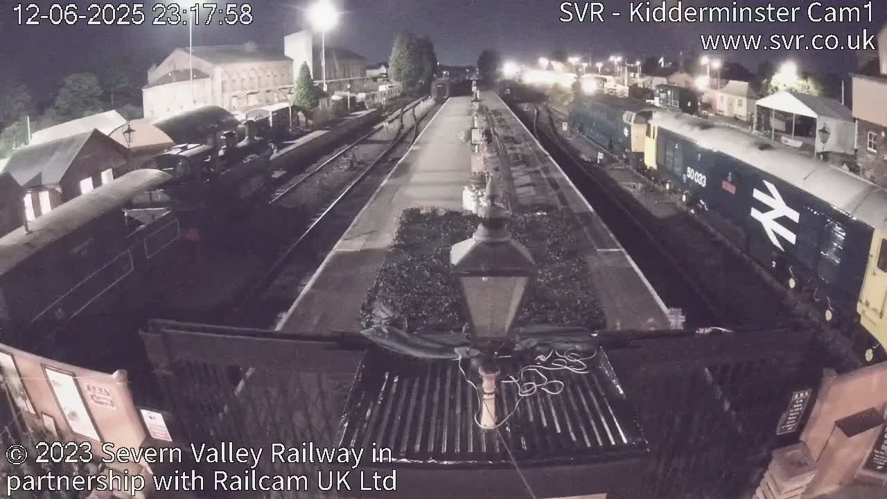 Inside Kidderminster Station, Severn Valley Railway Live Cam - Kidderminster, Wyre Forest, Worcestershire, West Midlands, England, United Kingdom