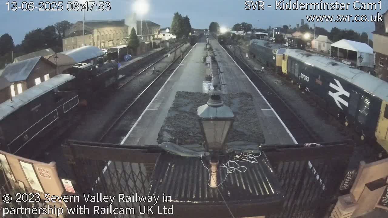 Inside Kidderminster Station, Severn Valley Railway Live Cam - Kidderminster, Wyre Forest, Worcestershire, West Midlands, England, United Kingdom