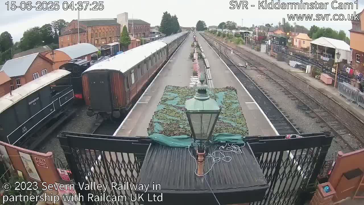 Inside Kidderminster Station, Severn Valley Railway Live Cam - Kidderminster, Wyre Forest, Worcestershire, West Midlands, England, United Kingdom