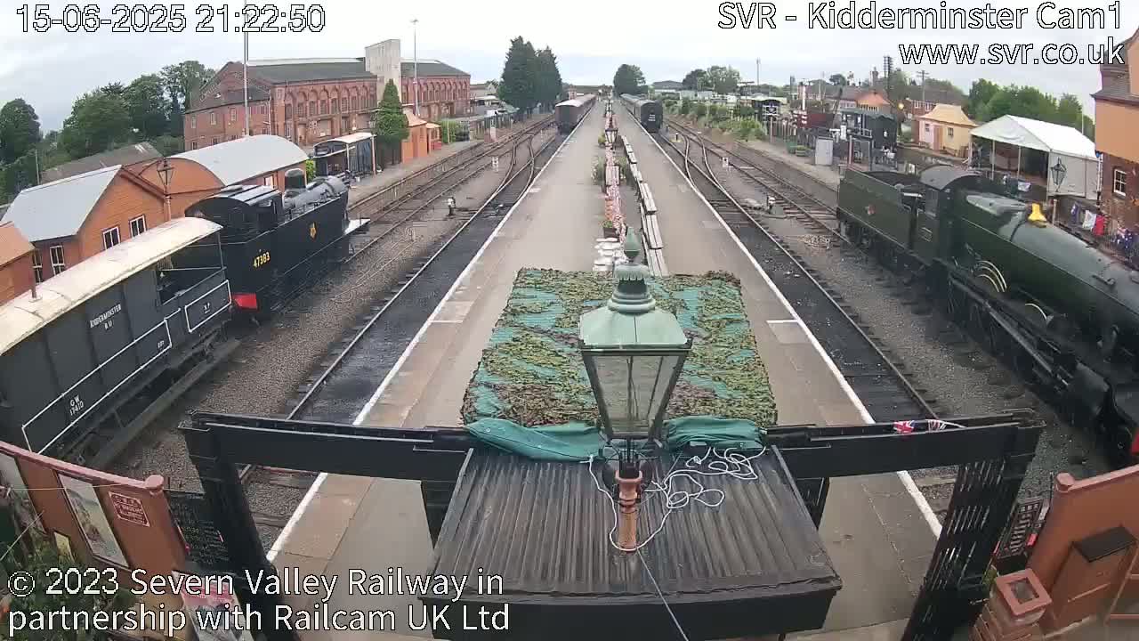 Inside Kidderminster Station, Severn Valley Railway Live Cam - Kidderminster, Wyre Forest, Worcestershire, West Midlands, England, United Kingdom
