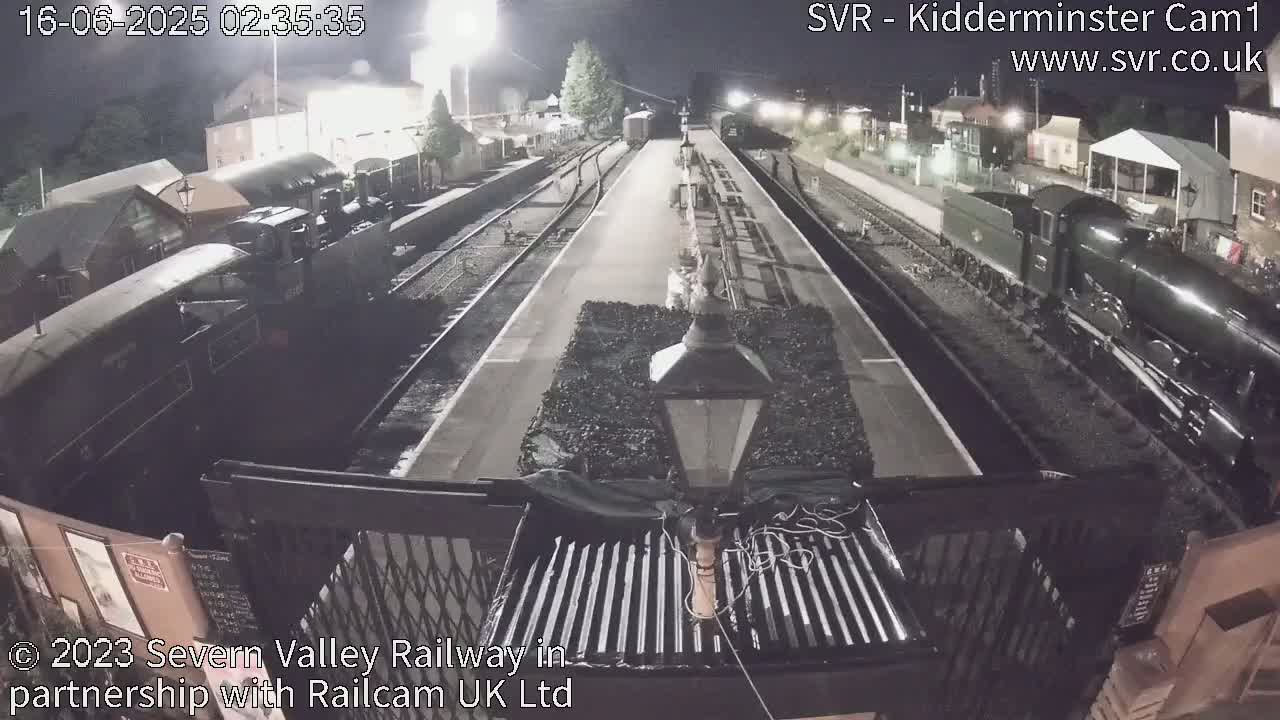 Inside Kidderminster Station, Severn Valley Railway Live Cam - Kidderminster, Wyre Forest, Worcestershire, West Midlands, England, United Kingdom