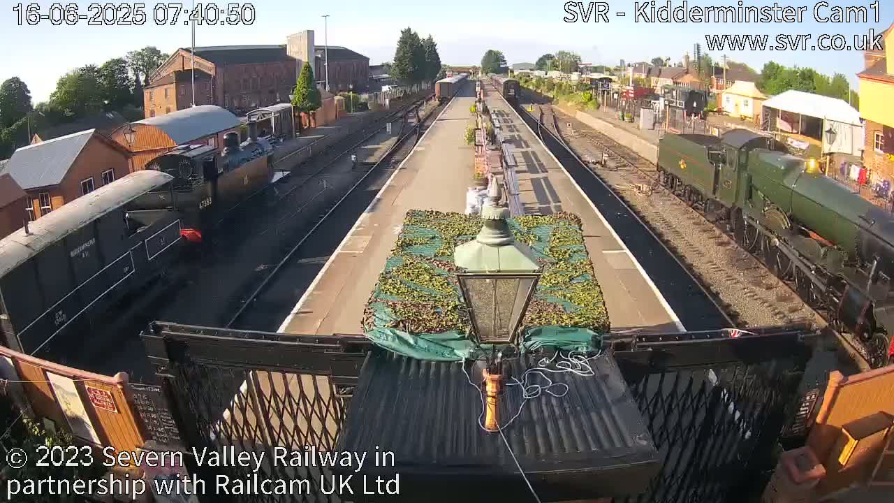 Inside Kidderminster Station, Severn Valley Railway Live Cam - Kidderminster, Wyre Forest, Worcestershire, West Midlands, England, United Kingdom