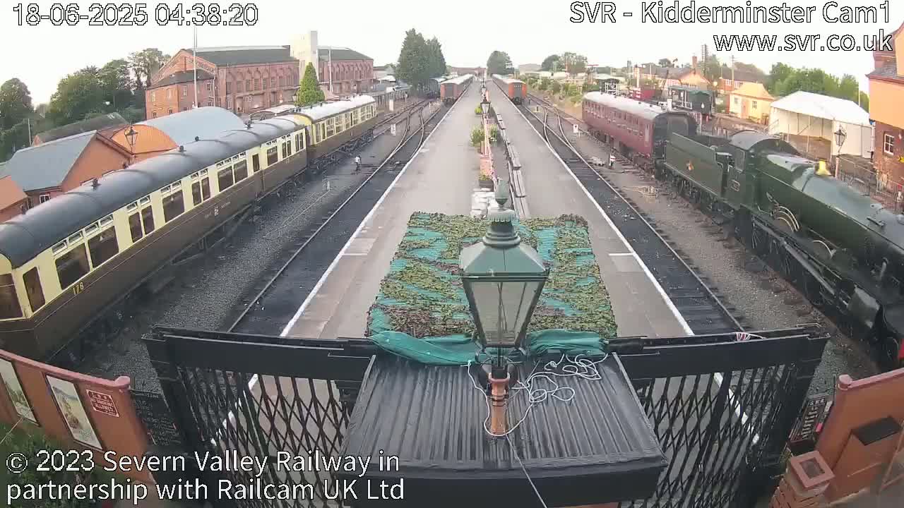 Inside Kidderminster Station, Severn Valley Railway Live Cam - Kidderminster, Wyre Forest, Worcestershire, West Midlands, England, United Kingdom