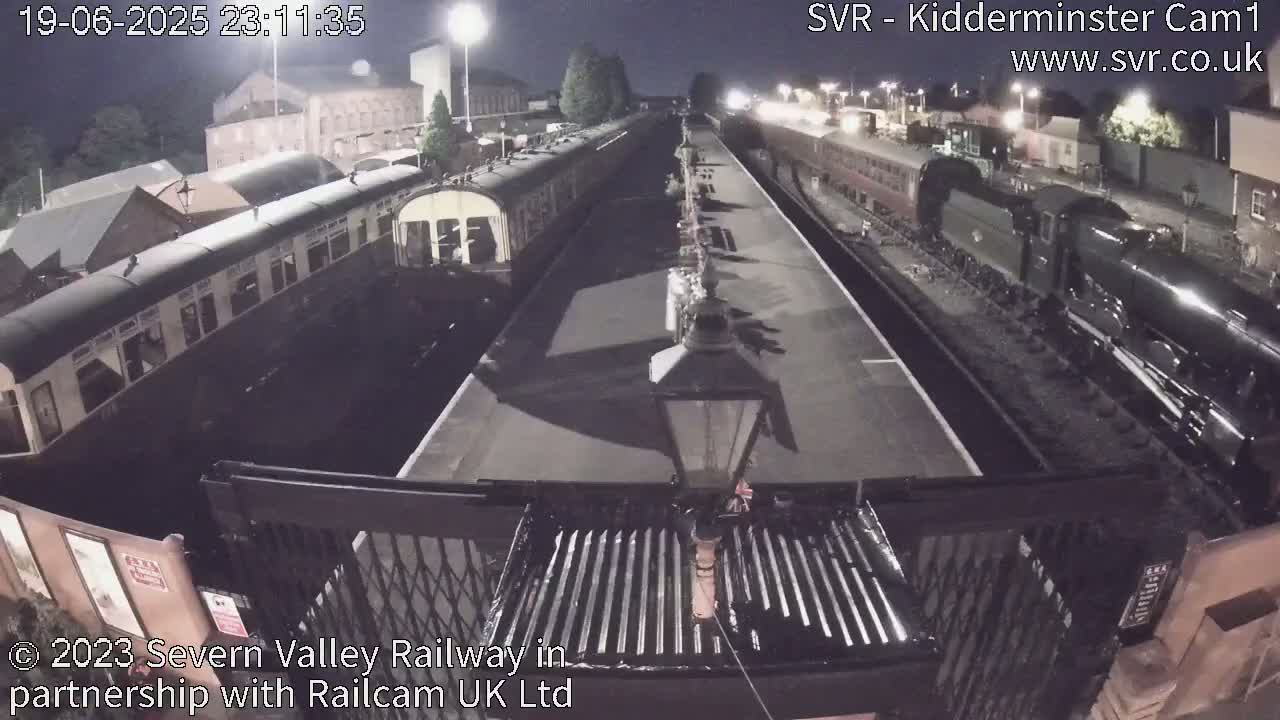 Inside Kidderminster Station, Severn Valley Railway Live Cam - Kidderminster, Wyre Forest, Worcestershire, West Midlands, England, United Kingdom