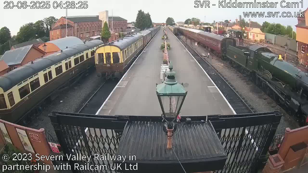 Inside Kidderminster Station, Severn Valley Railway Live Cam - Kidderminster, Wyre Forest, Worcestershire, West Midlands, England, United Kingdom