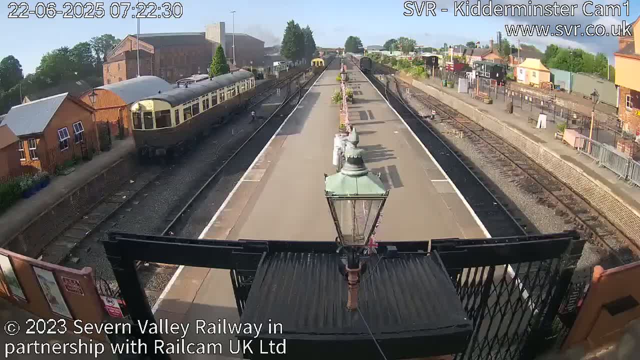 Inside Kidderminster Station, Severn Valley Railway Live Cam - Kidderminster, Wyre Forest, Worcestershire, West Midlands, England, United Kingdom