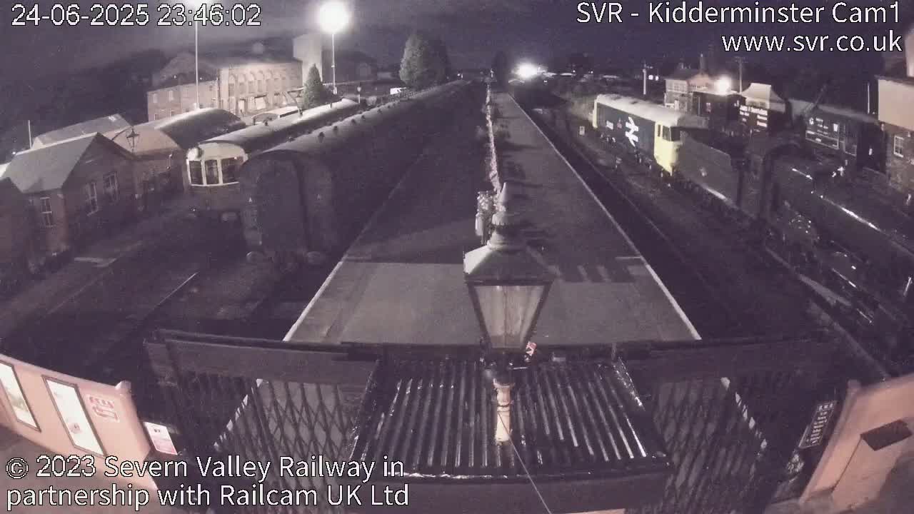 Inside Kidderminster Station, Severn Valley Railway Live Cam - Kidderminster, Wyre Forest, Worcestershire, West Midlands, England, United Kingdom