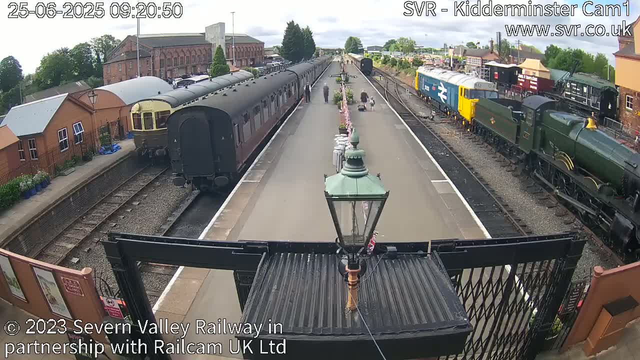 Inside Kidderminster Station, Severn Valley Railway Live Cam - Kidderminster, Wyre Forest, Worcestershire, West Midlands, England, United Kingdom