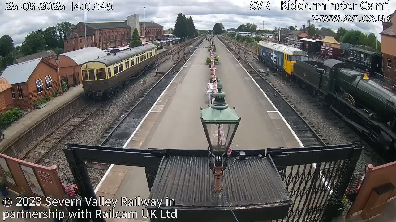 Inside Kidderminster Station, Severn Valley Railway Live Cam - Kidderminster, Wyre Forest, Worcestershire, West Midlands, England, United Kingdom