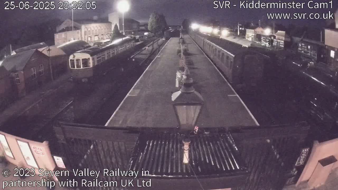 Inside Kidderminster Station, Severn Valley Railway Live Cam - Kidderminster, Wyre Forest, Worcestershire, West Midlands, England, United Kingdom