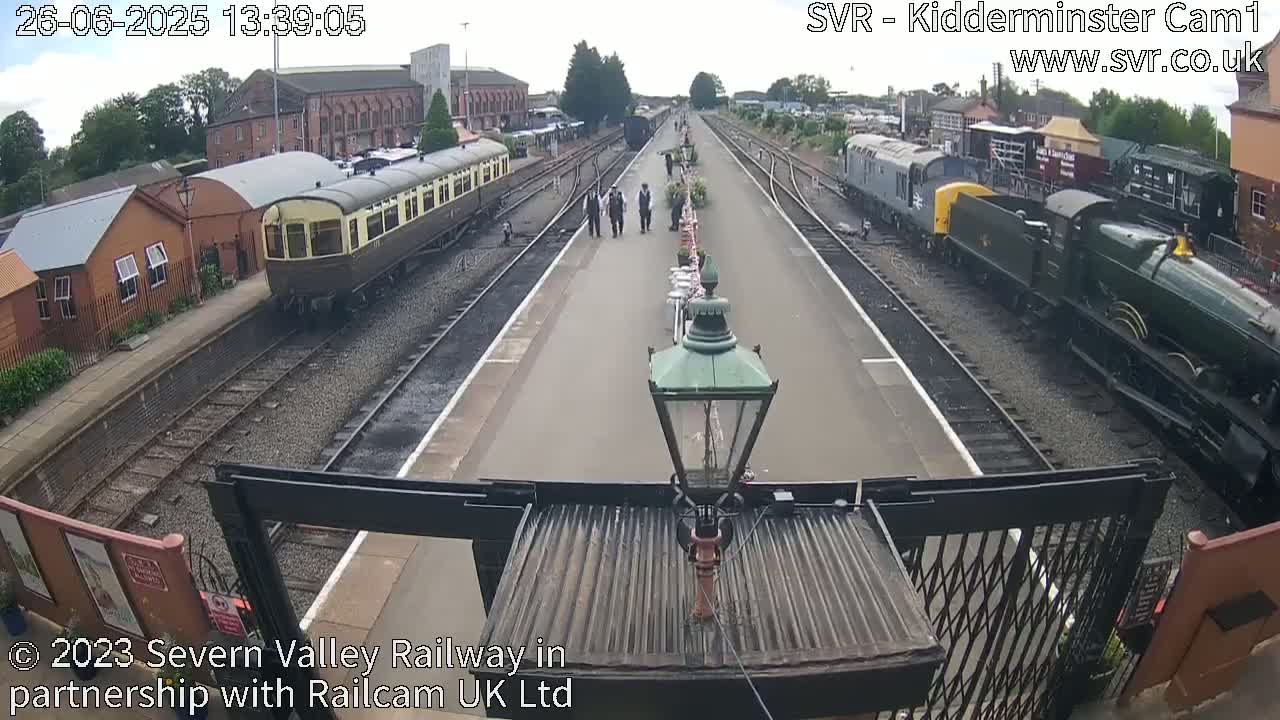 Inside Kidderminster Station, Severn Valley Railway Live Cam - Kidderminster, Wyre Forest, Worcestershire, West Midlands, England, United Kingdom