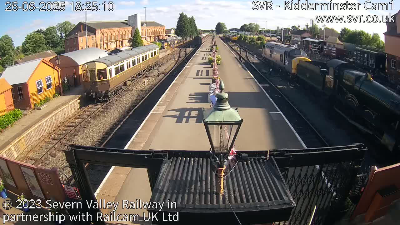 Inside Kidderminster Station, Severn Valley Railway Live Cam - Kidderminster, Wyre Forest, Worcestershire, West Midlands, England, United Kingdom