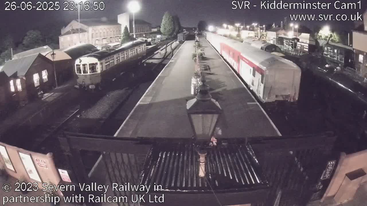 Inside Kidderminster Station, Severn Valley Railway Live Cam - Kidderminster, Wyre Forest, Worcestershire, West Midlands, England, United Kingdom