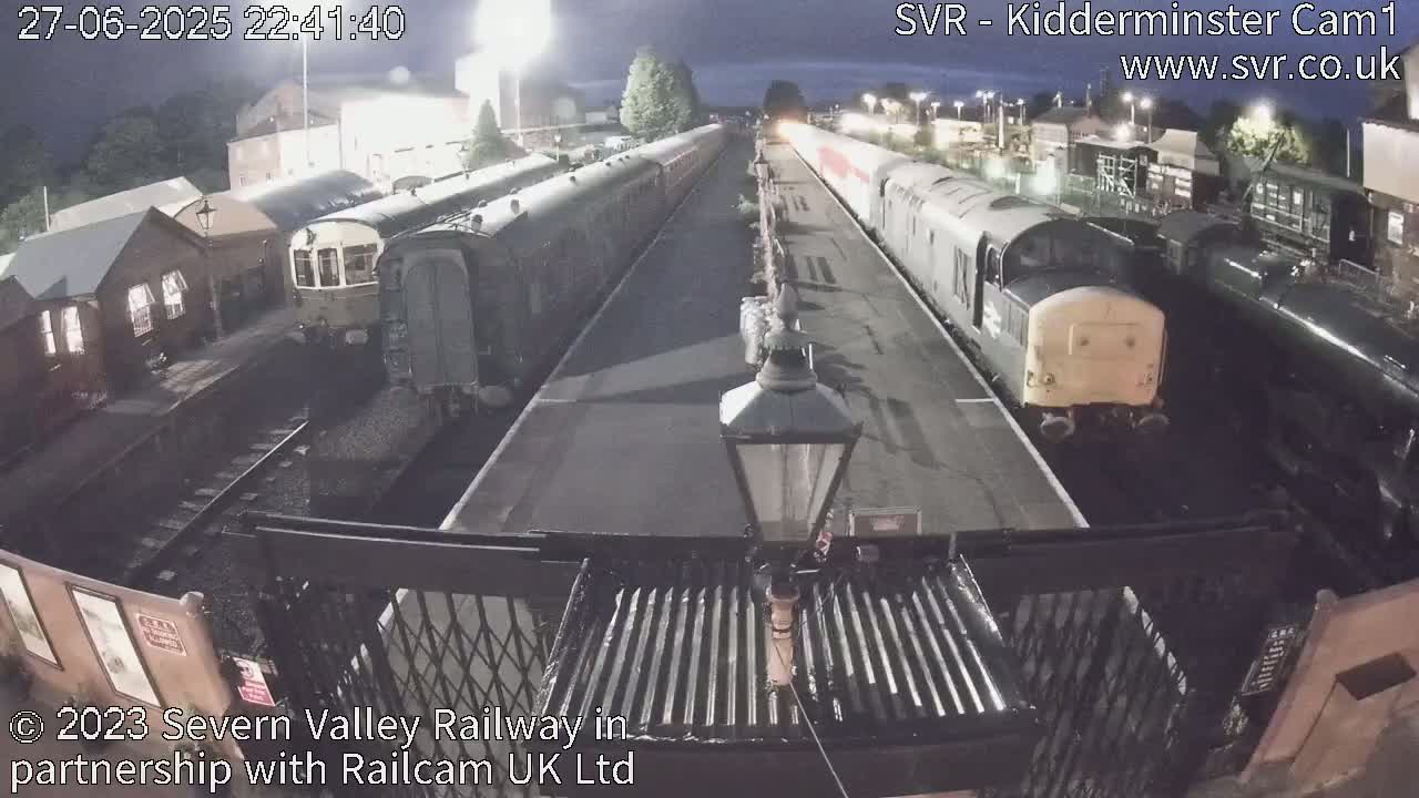Inside Kidderminster Station, Severn Valley Railway Live Cam - Kidderminster, Wyre Forest, Worcestershire, West Midlands, England, United Kingdom
