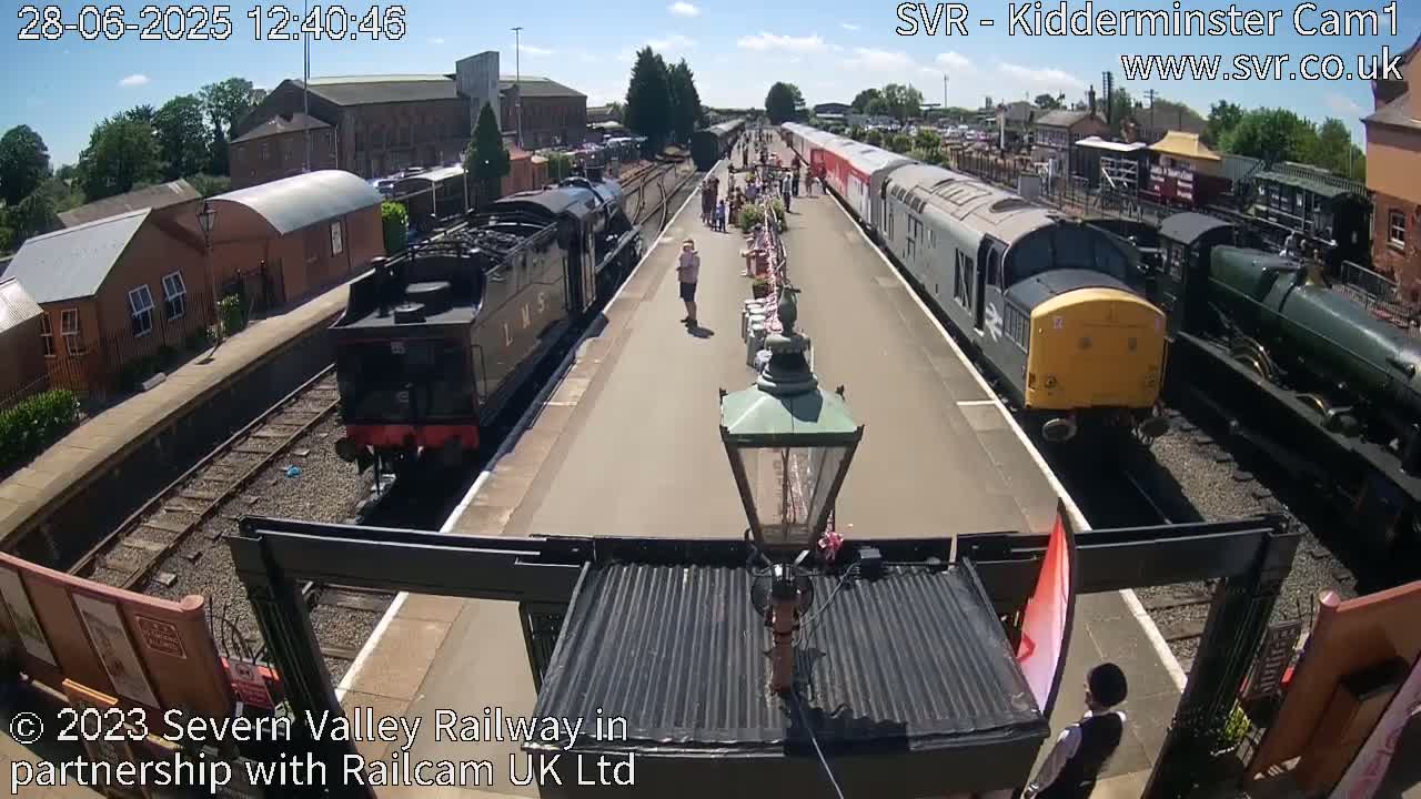 Inside Kidderminster Station, Severn Valley Railway Live Cam - Kidderminster, Wyre Forest, Worcestershire, West Midlands, England, United Kingdom