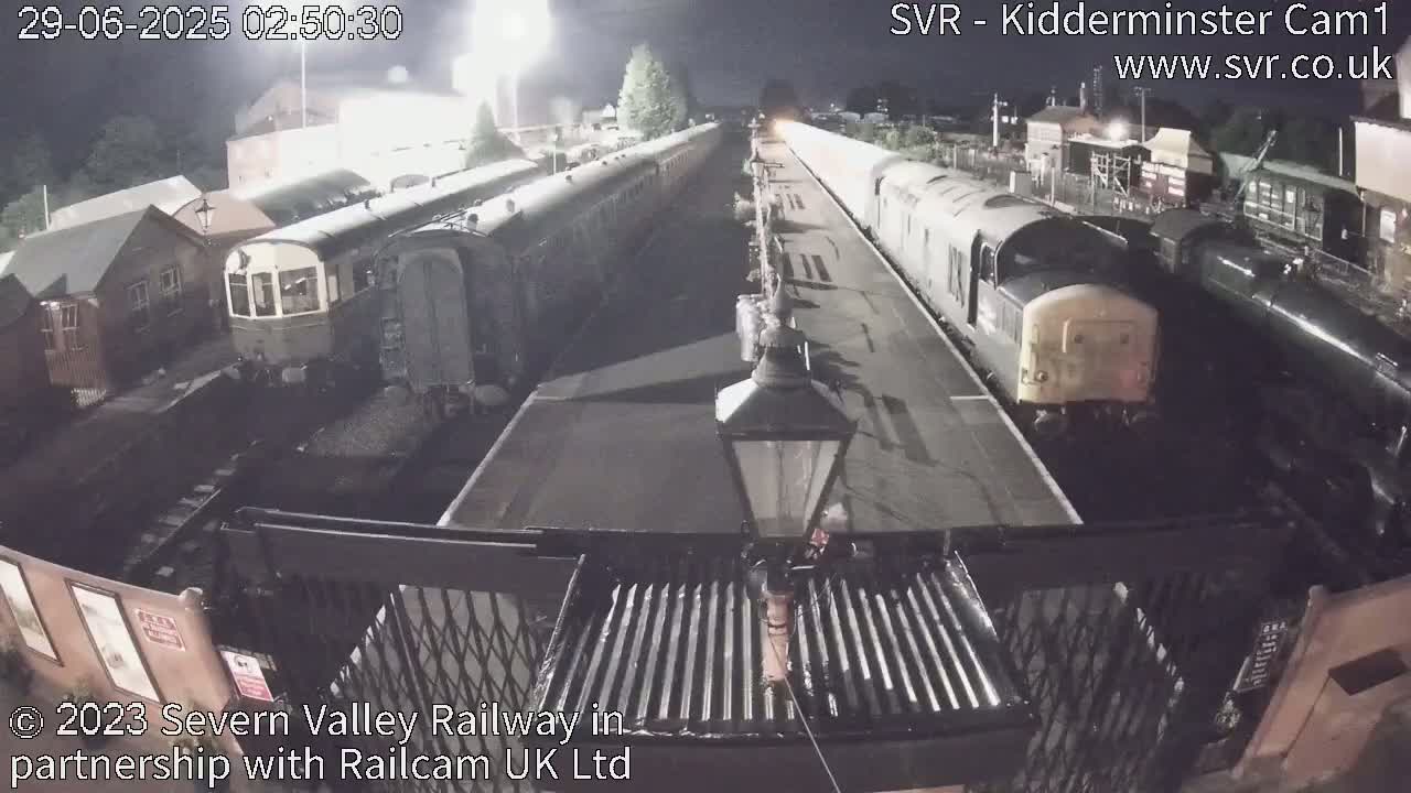 Inside Kidderminster Station, Severn Valley Railway Live Cam - Kidderminster, Wyre Forest, Worcestershire, West Midlands, England, United Kingdom