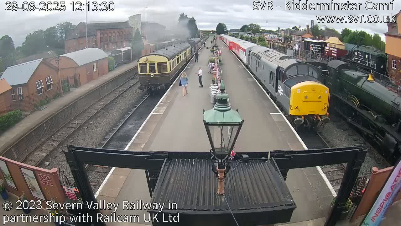 Inside Kidderminster Station, Severn Valley Railway Live Cam - Kidderminster, Wyre Forest, Worcestershire, West Midlands, England, United Kingdom