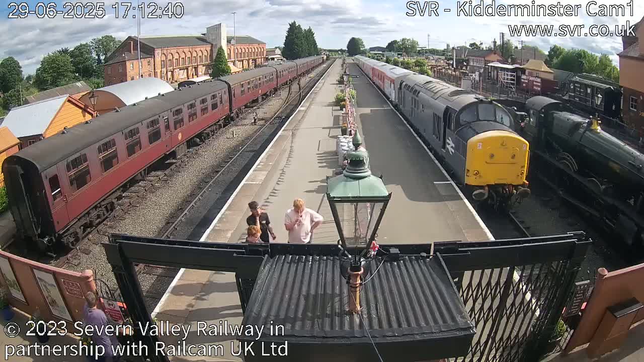 Inside Kidderminster Station, Severn Valley Railway Live Cam - Kidderminster, Wyre Forest, Worcestershire, West Midlands, England, United Kingdom
