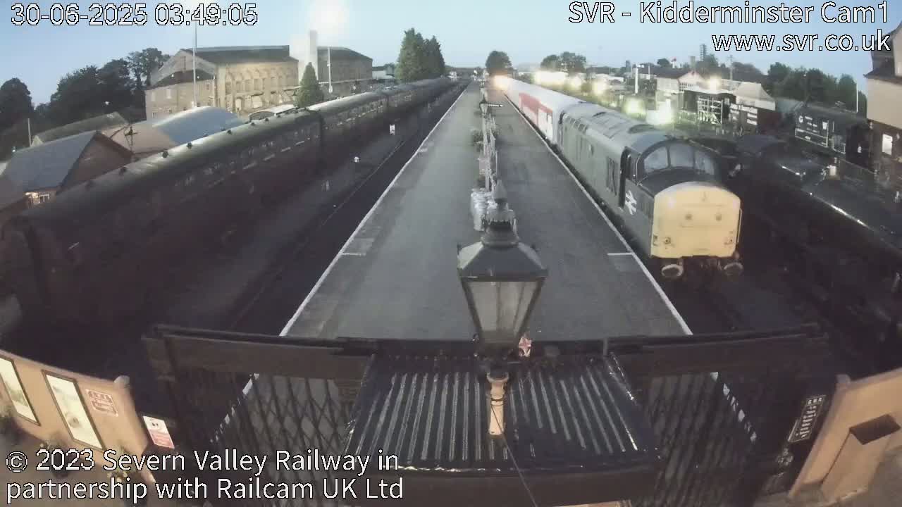 Inside Kidderminster Station, Severn Valley Railway Live Cam - Kidderminster, Wyre Forest, Worcestershire, West Midlands, England, United Kingdom