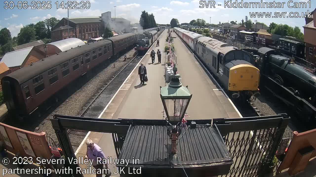Inside Kidderminster Station, Severn Valley Railway Live Cam - Kidderminster, Wyre Forest, Worcestershire, West Midlands, England, United Kingdom