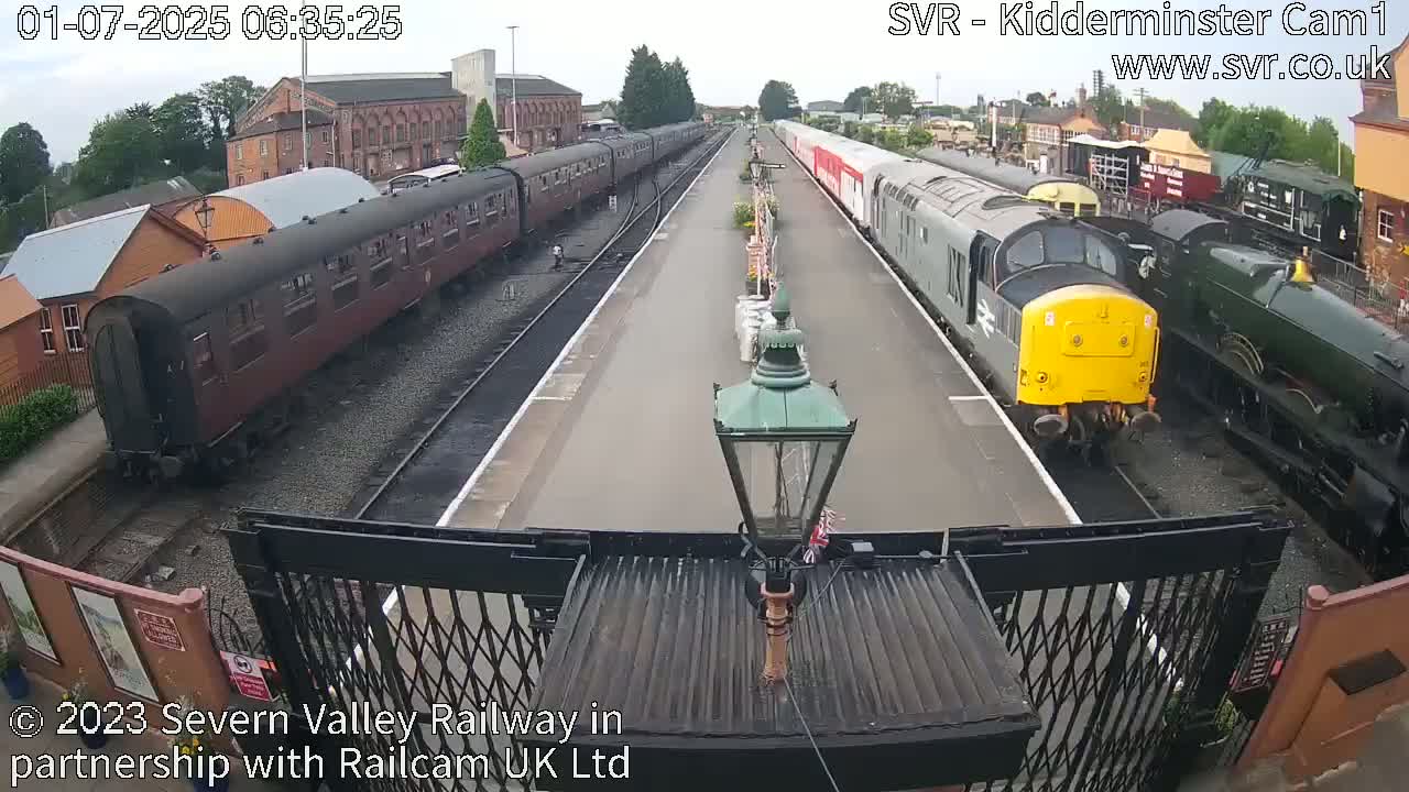 Inside Kidderminster Station, Severn Valley Railway Live Cam - Kidderminster, Wyre Forest, Worcestershire, West Midlands, England, United Kingdom