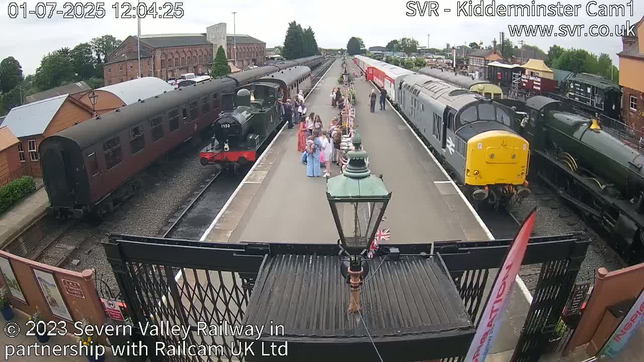 Inside Kidderminster Station, Severn Valley Railway Live Cam - Kidderminster, Wyre Forest, Worcestershire, West Midlands, England, United Kingdom