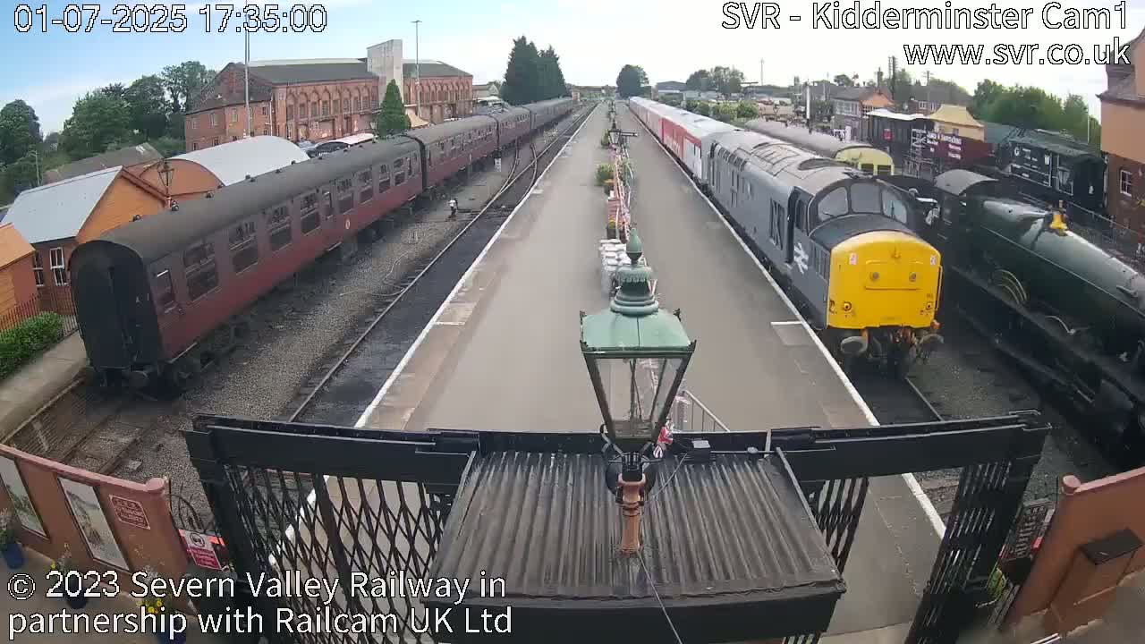 Inside Kidderminster Station, Severn Valley Railway Live Cam - Kidderminster, Wyre Forest, Worcestershire, West Midlands, England, United Kingdom